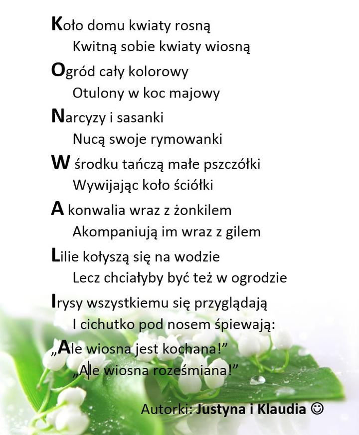 Twórcze zabawy z wierszami