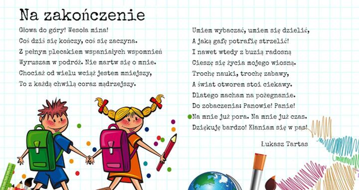 Czas pożegnania: Wiersze na zakończenie zerówki