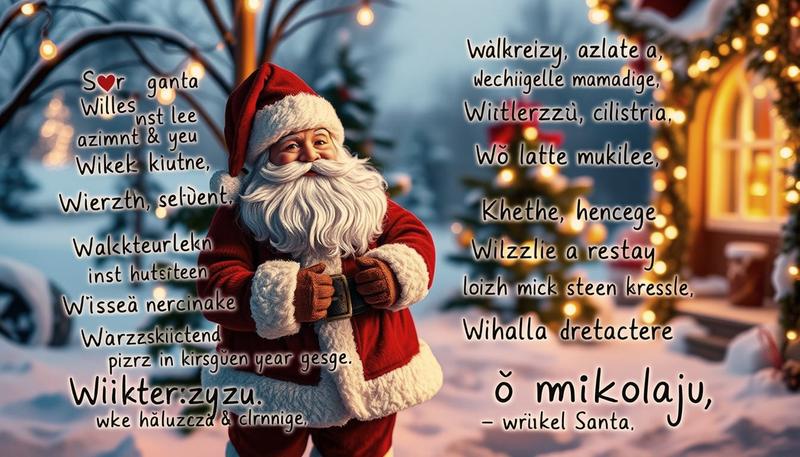 Magiczne słowa Boże Narodzenie