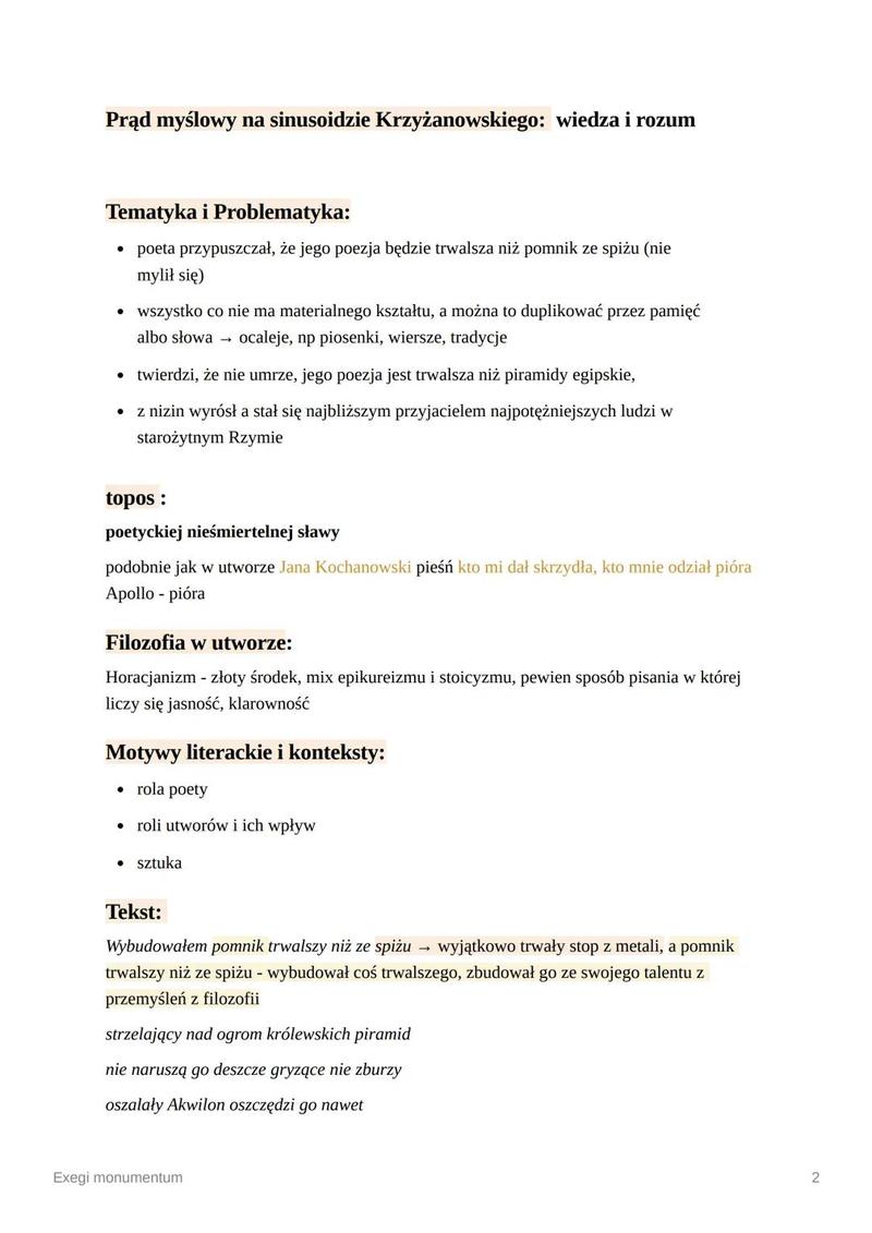 Motyw exegi monumentum